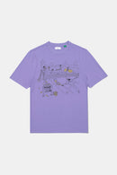 Camiseta Tennis Courts Lila Violeta