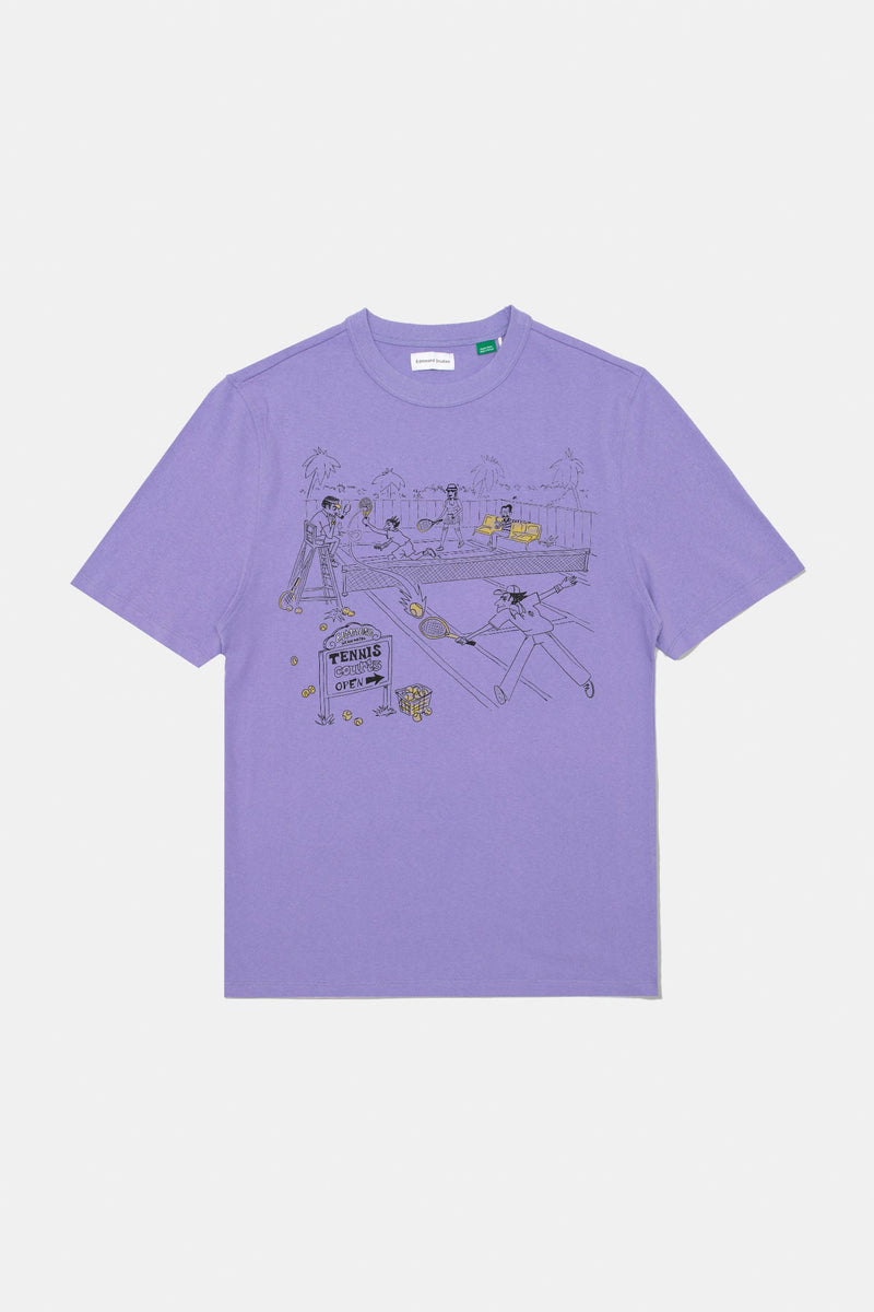 Camiseta Tennis Courts Lila Violeta