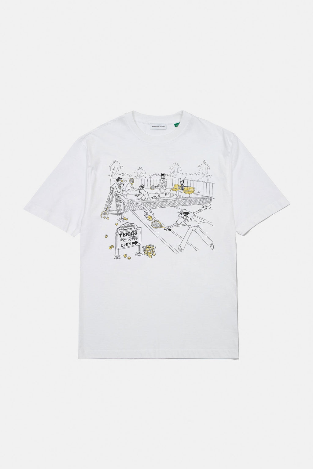 T-Shirt Tennis Courts White