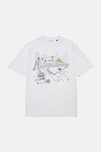 T-Shirt Tennis Courts White