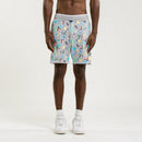 Bermuda Terry Cutoff Print - Jeffrey - Mixte