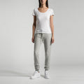 Terry Slim Trousers - Grey Marl - Unisex