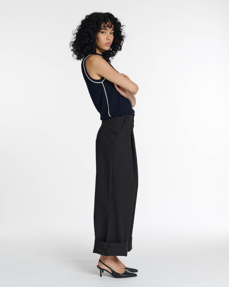 Pantalon Terry Sleek Worker - Noir