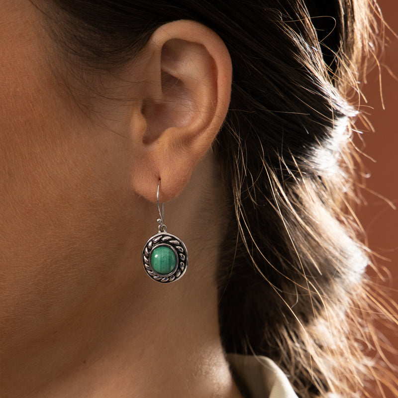 Boucle D'Oreilles Chab 4,8Ct/2 Et Argent Massif