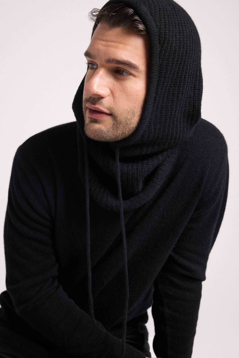 Tessa Balaclava - Black - 100% Oeko-Tex Cashmere - Mixed