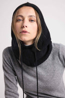 Tessa Balaclava - Black - 100% Oeko-Tex Cashmere - Mixed