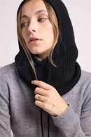 Tessa Balaclava - Black - 100% Oeko-Tex Cashmere - Mixed