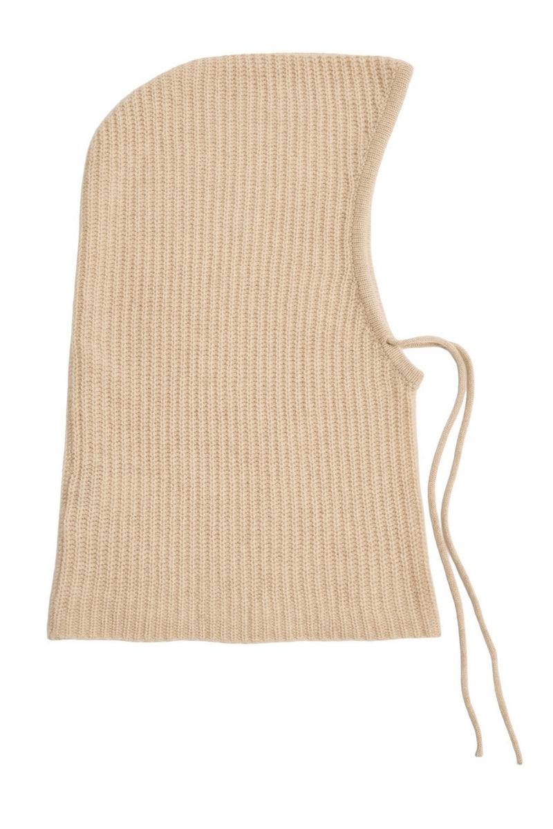 Tessa Balaclava - Cream - 100% Oeko-Tex Cashmere - Mixed