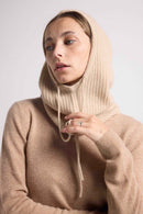 Tessa Balaclava - Cream - 100% Oeko-Tex Cashmere - Mixed