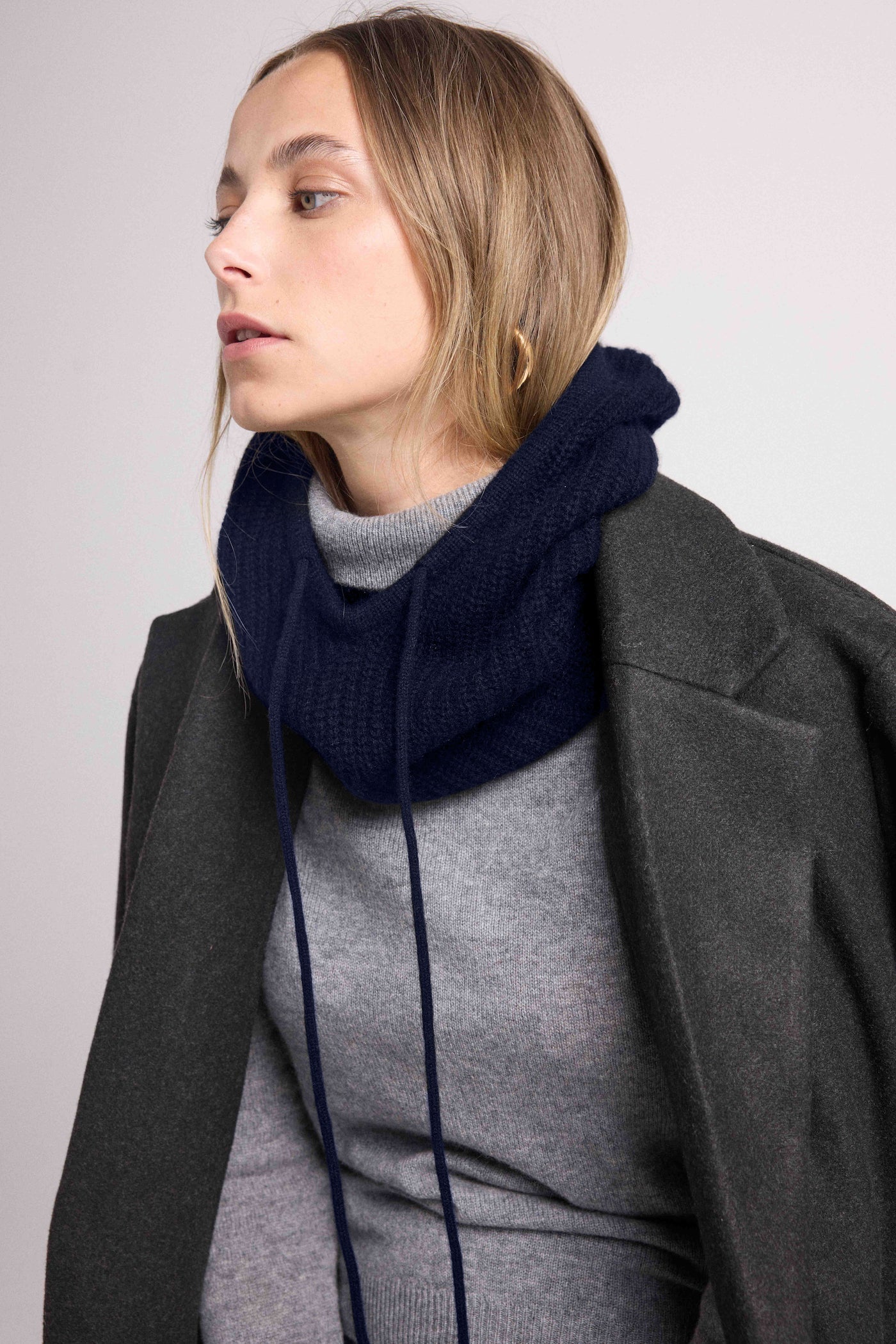Tessa Unisex Balaclava - Navy Blue
