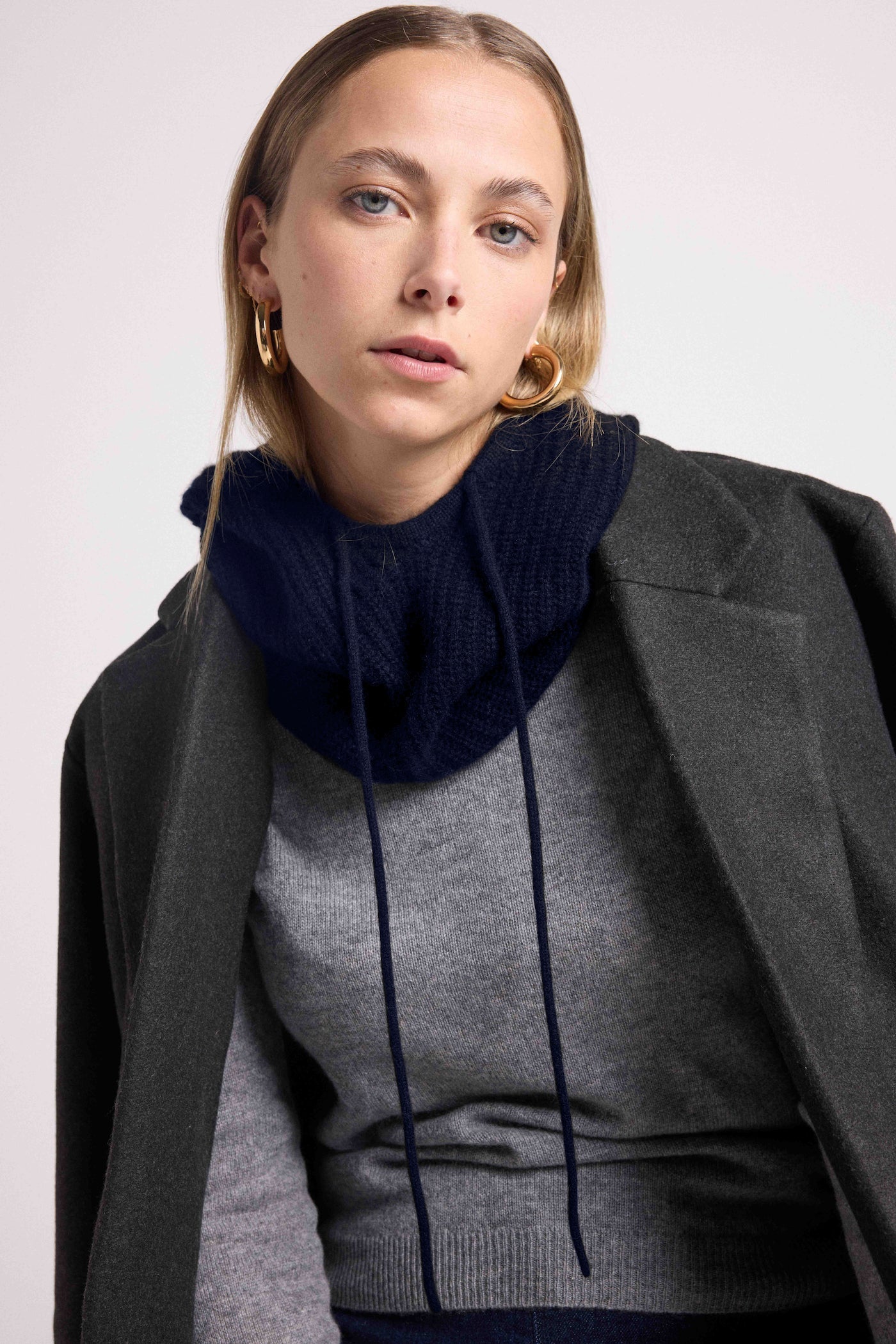 Tessa Unisex Balaclava - Navy Blue