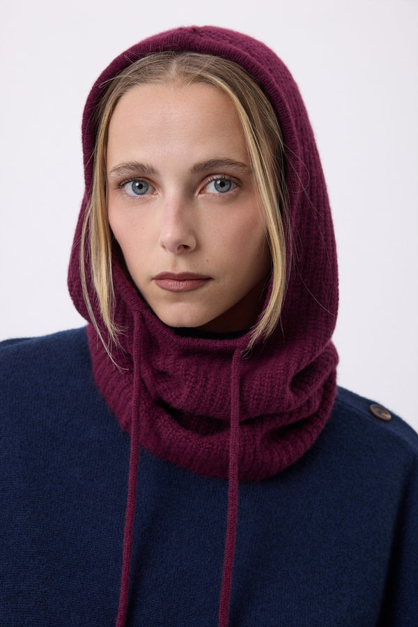 Cagoule Unisexe Tessa - Lie De Vin - Mixte
