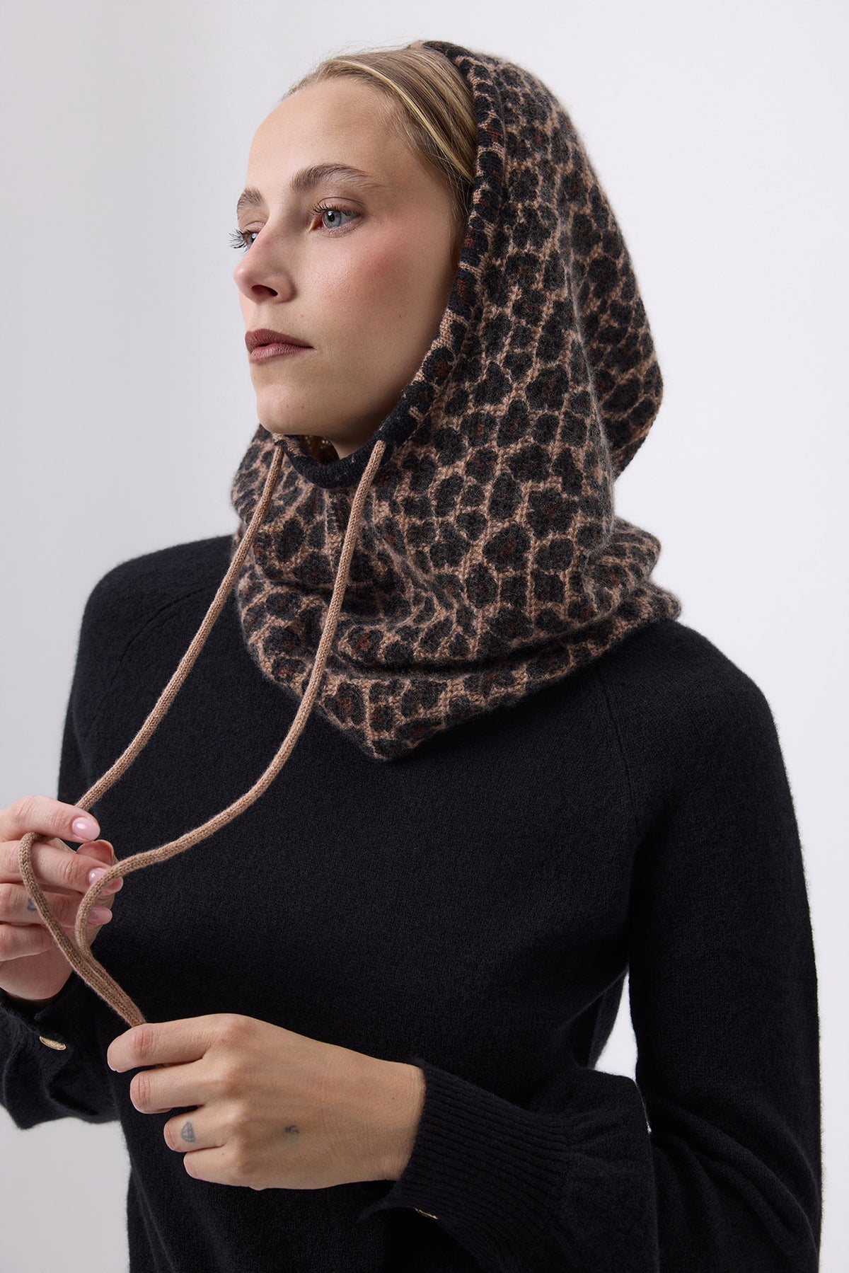 Cagoule Print Leopard Tessa - Leopard Beige - Femme