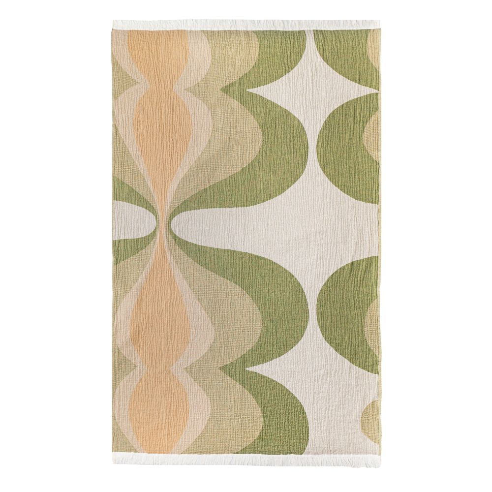 Fouta En Coton Recyclé - Vert