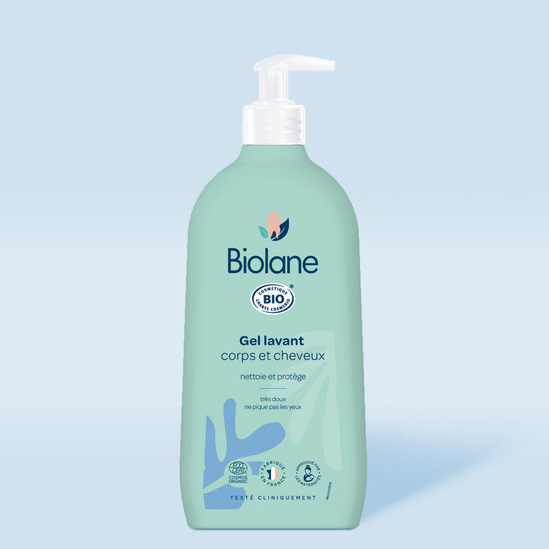 Gel de baño y cabello orgánico certificado