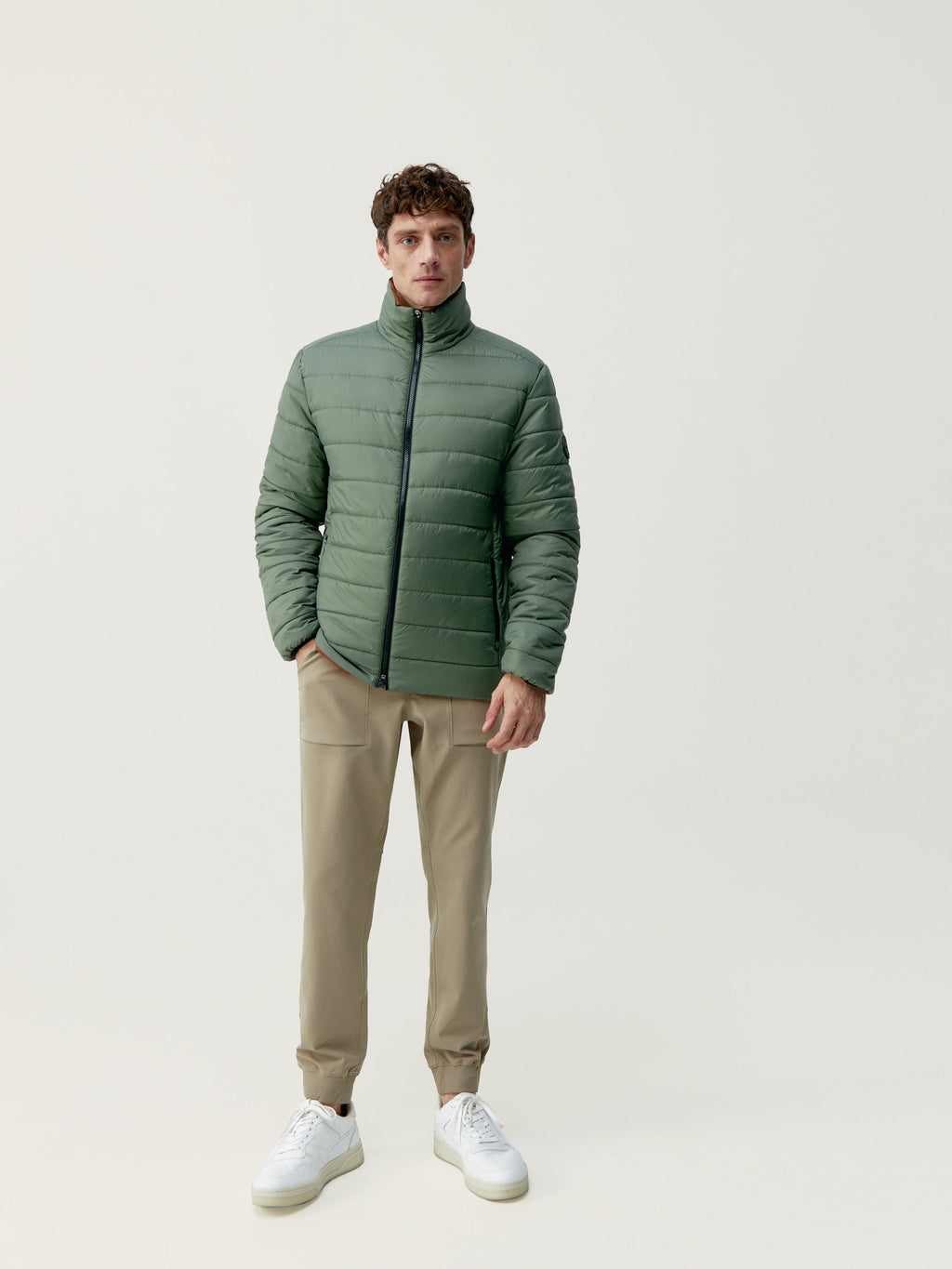 Chaqueta Thames - Verde Caza/Pan de Jengibre - Hombre