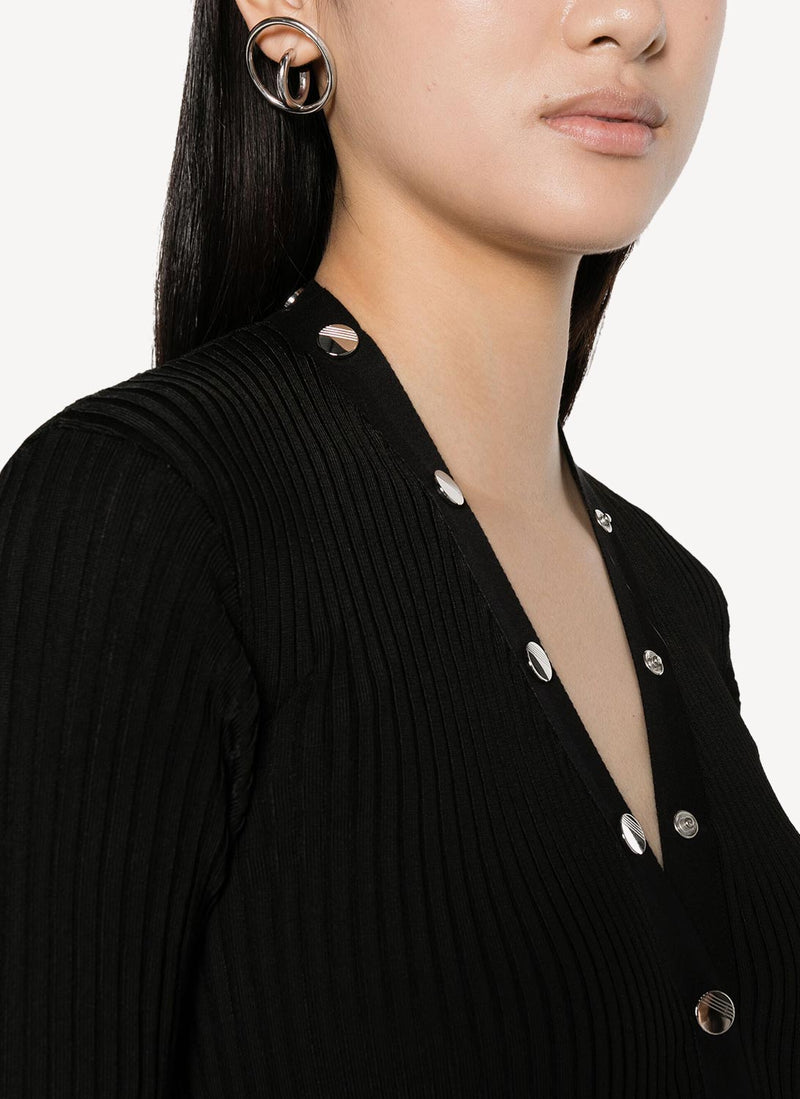 The Attico - Cardigan - Black - Femme