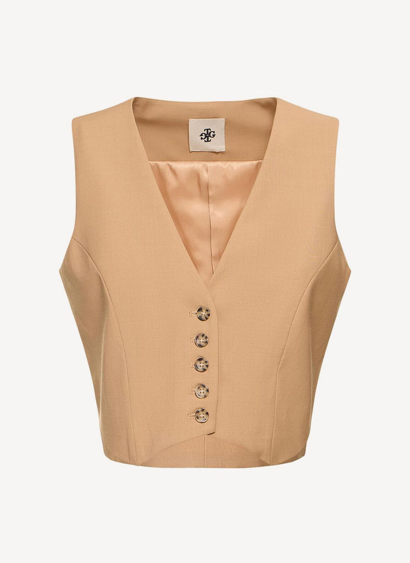 The Garment - Gilet - Camel - Femme