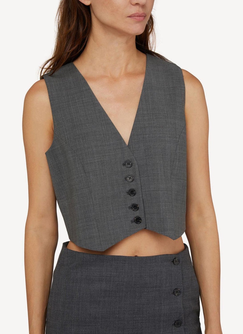 The Garment - Gilet - Dark Grey - Femme