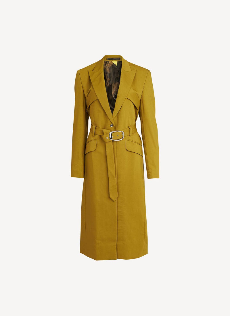 Thebe Magugu - Manteau - Yellow - Femme