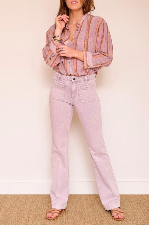 Jean The Diana Vintage Twill - Lilas