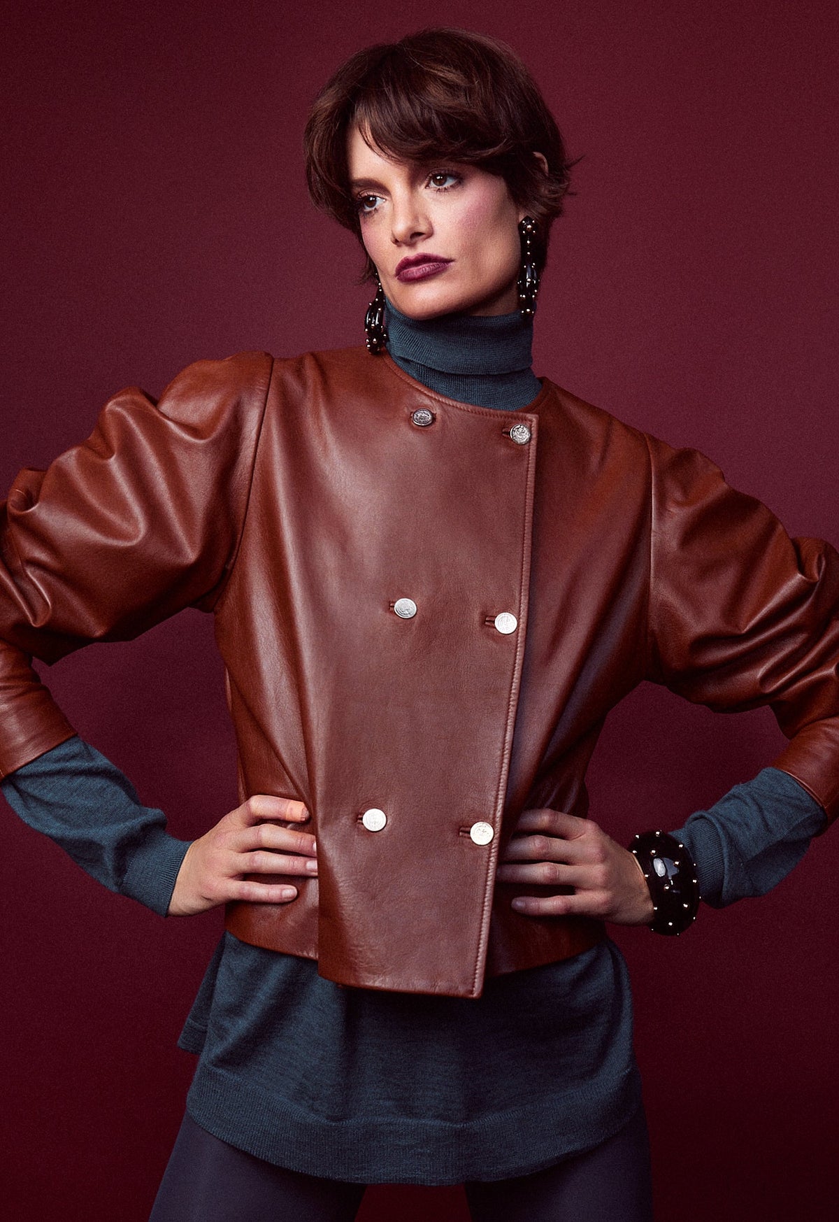 Veste Camila Cognac