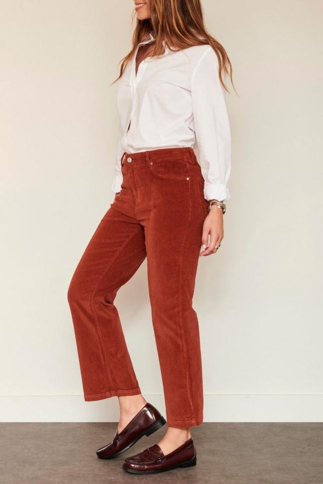 Pantalon The Linda Soft Corduroy - Coconut