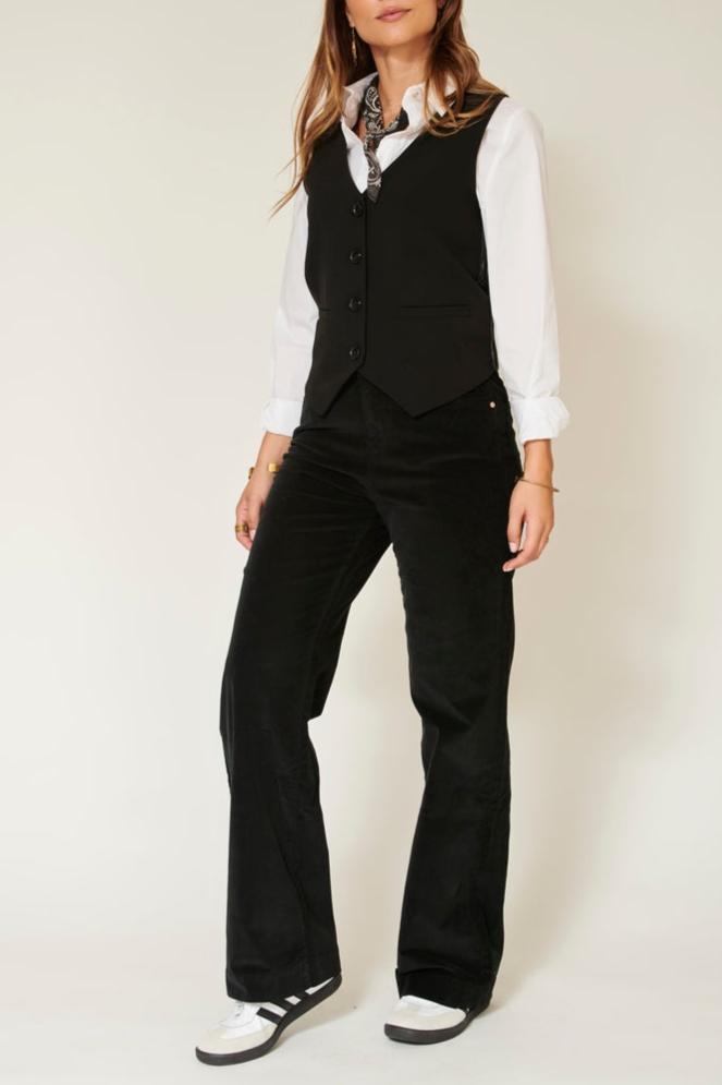 Pantalon The Pia.New Velvet - Noir