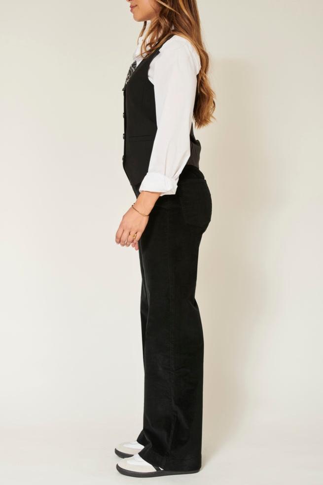 Pantalon The Pia.New Velvet - Noir