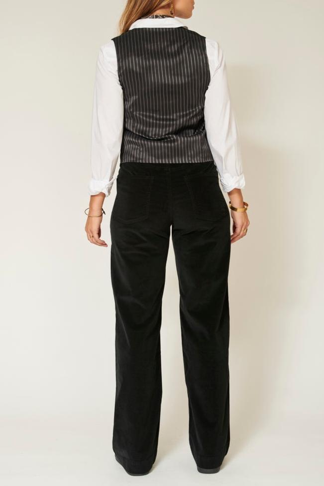 Pantalon The Pia.New Velvet.Vl - Noir