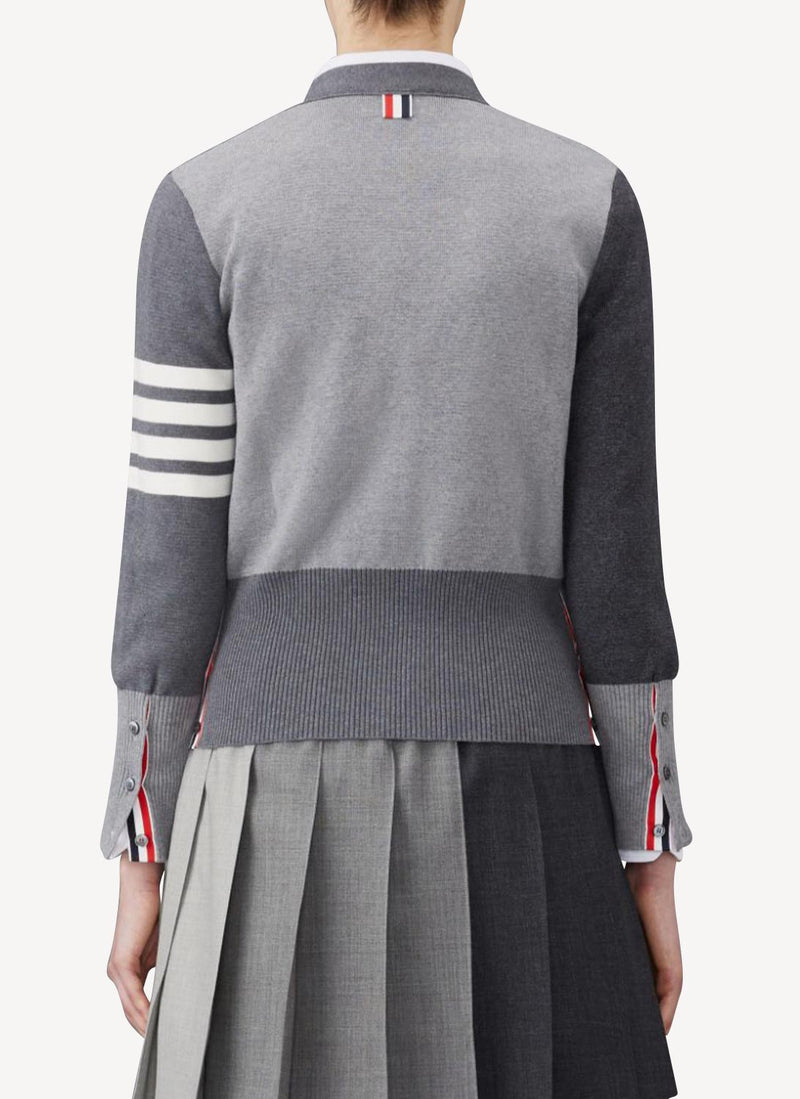 Thom Browne - Cardigan - Grey - Femme