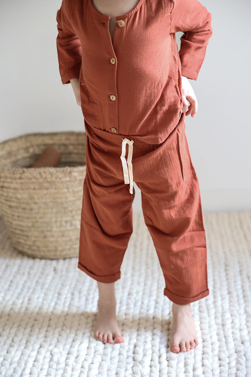 Thomas Le Pyjama - Terracotta