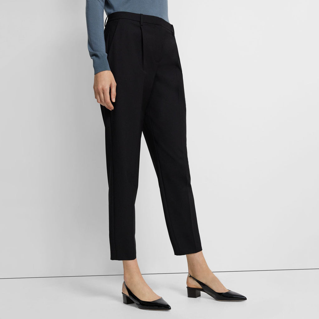 Theory NYC - Pants - Pleat Treeca - Black