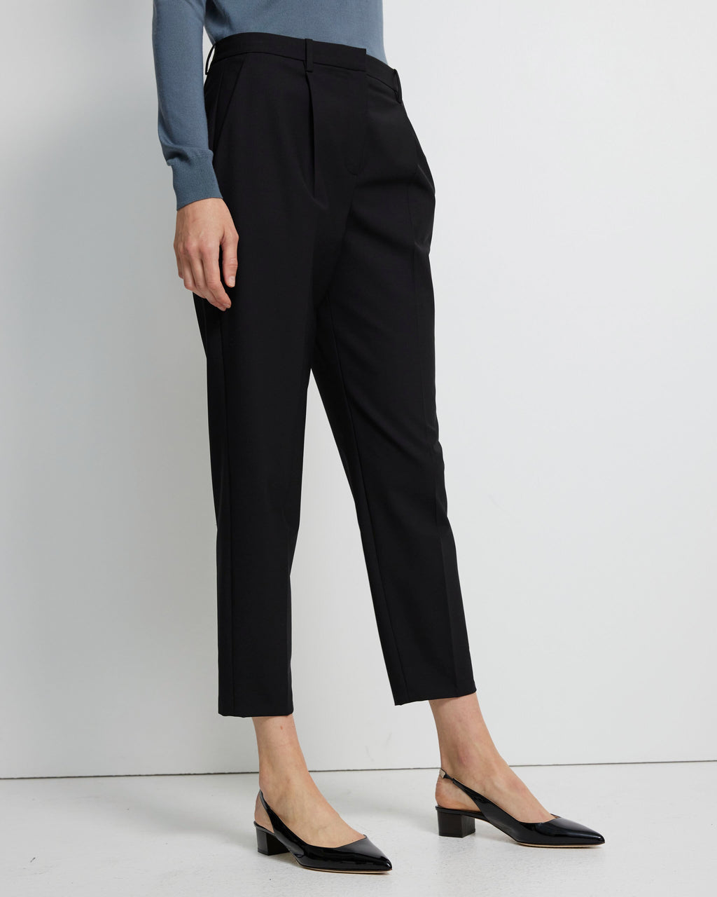 Theory NYC - Pants - Pleat Treeca - Black
