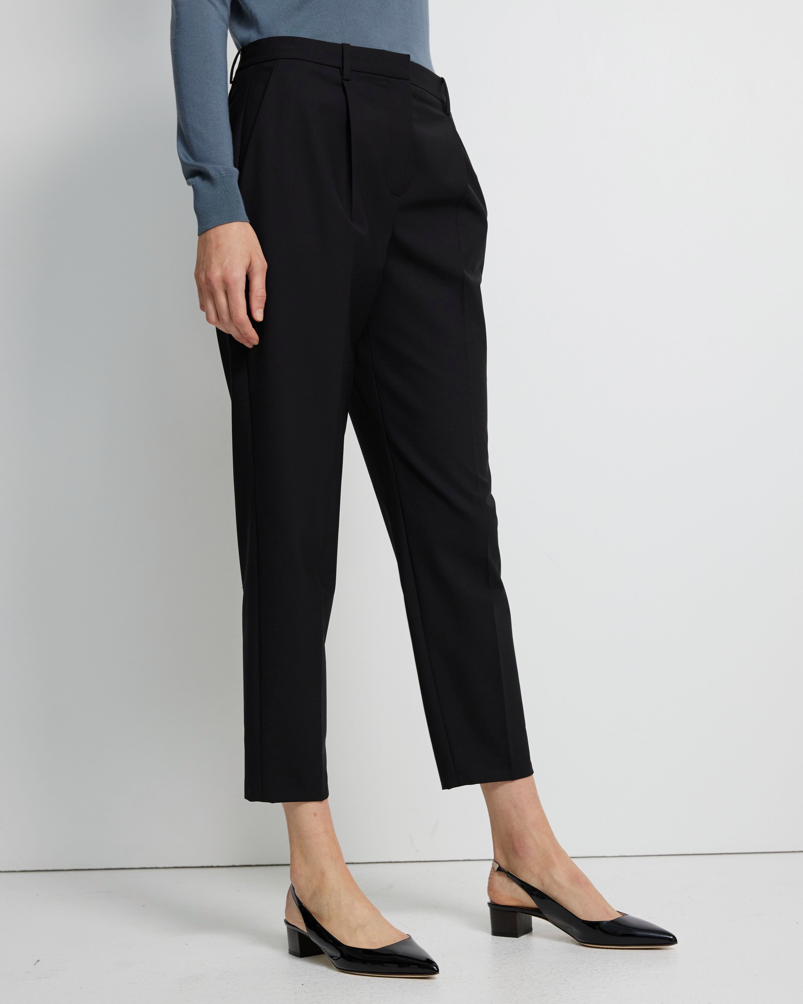 Theory NYC - Pants - Pleat Treeca - Black