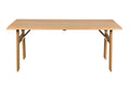 Avenue - Table D'Extérieur - Bois de pin - Naturel/Beige