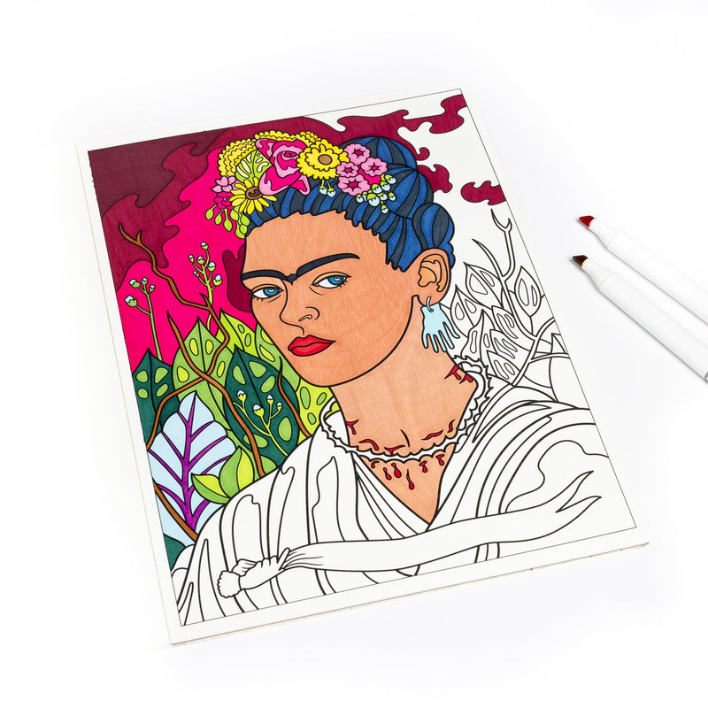 Frida Kahlo - Livre De Coloriage