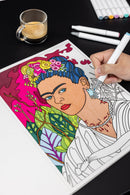 Frida Kahlo - Livre De Coloriage