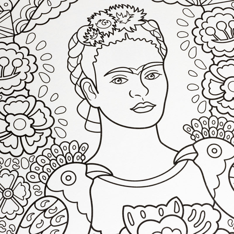 Frida Kahlo - Livre De Coloriage