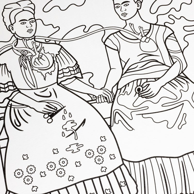 Frida Kahlo - Livre De Coloriage