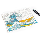 Hokusai - Livre De Coloriage