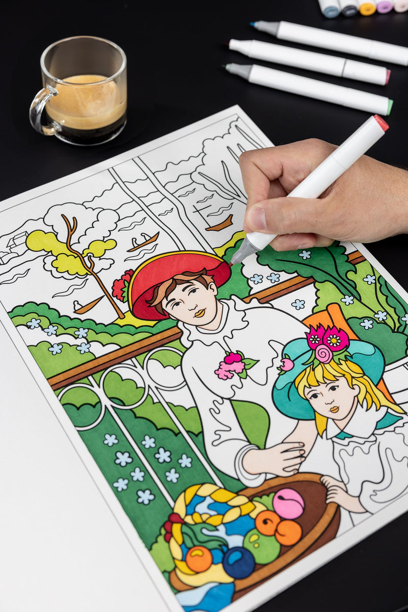 Impresionismo - Libro para colorear