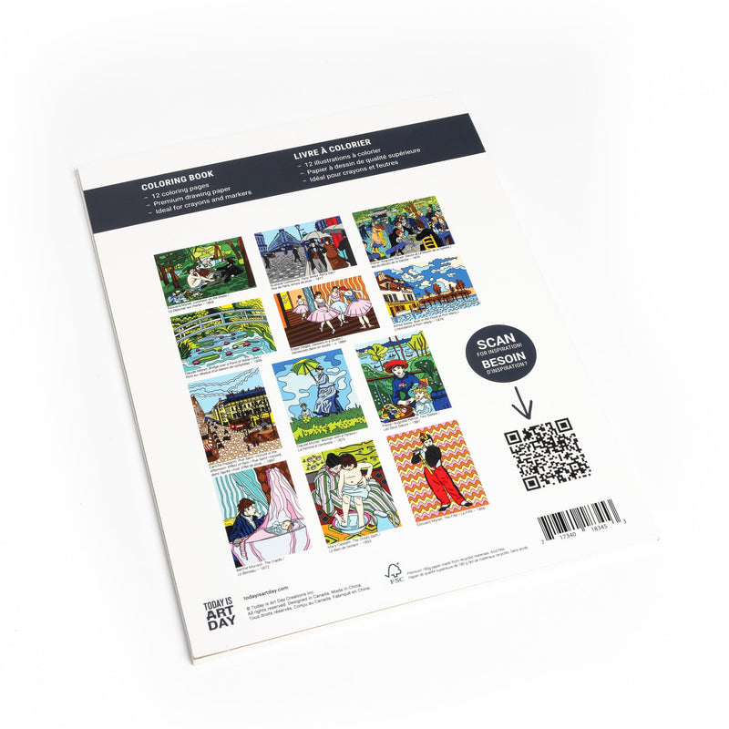 Impresionismo - Libro para colorear