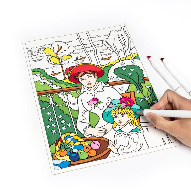 Impresionismo - Libro para colorear
