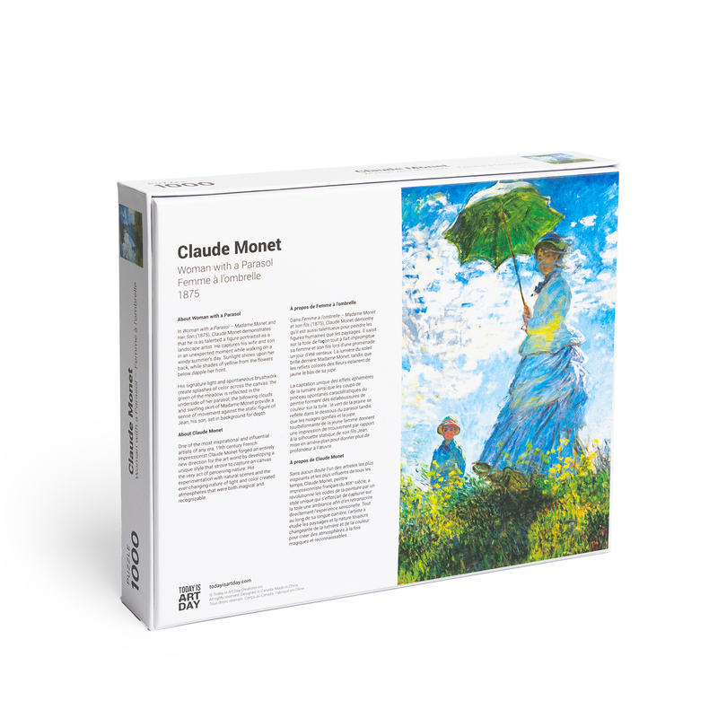 Mujer con paraguas - Monet - Puzzle