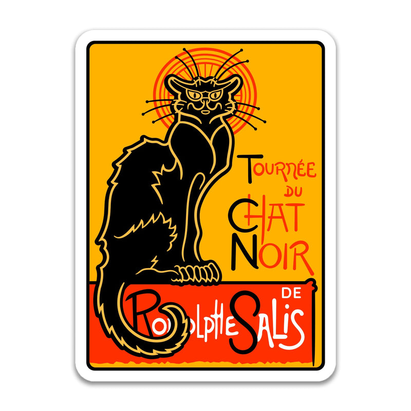 El gato negro - Pegatina