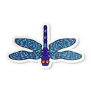 Libélula Azul - Pegatina