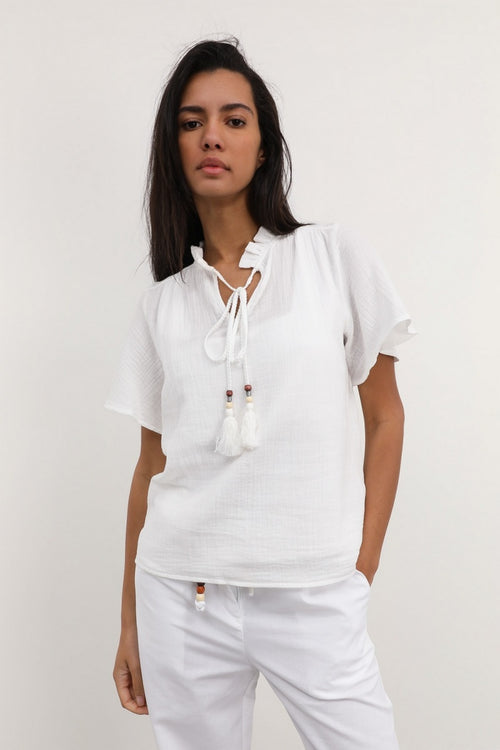Blouse Tichka - Blanc