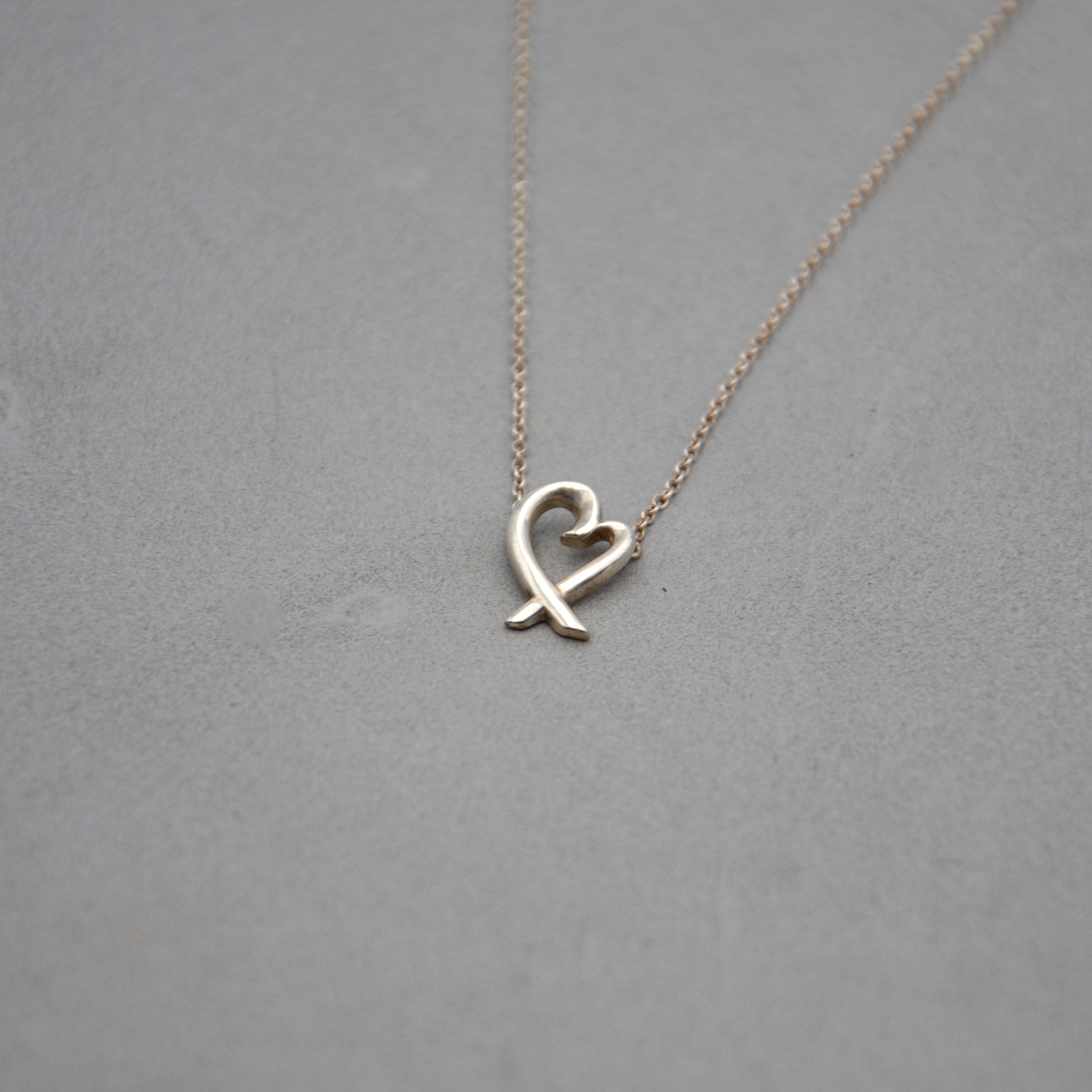 Tiffany & Co. Paloma Picasso Loving Heart Necklace