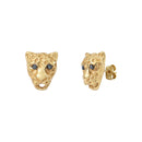 Boucles D'Oreilles Tiger Doré